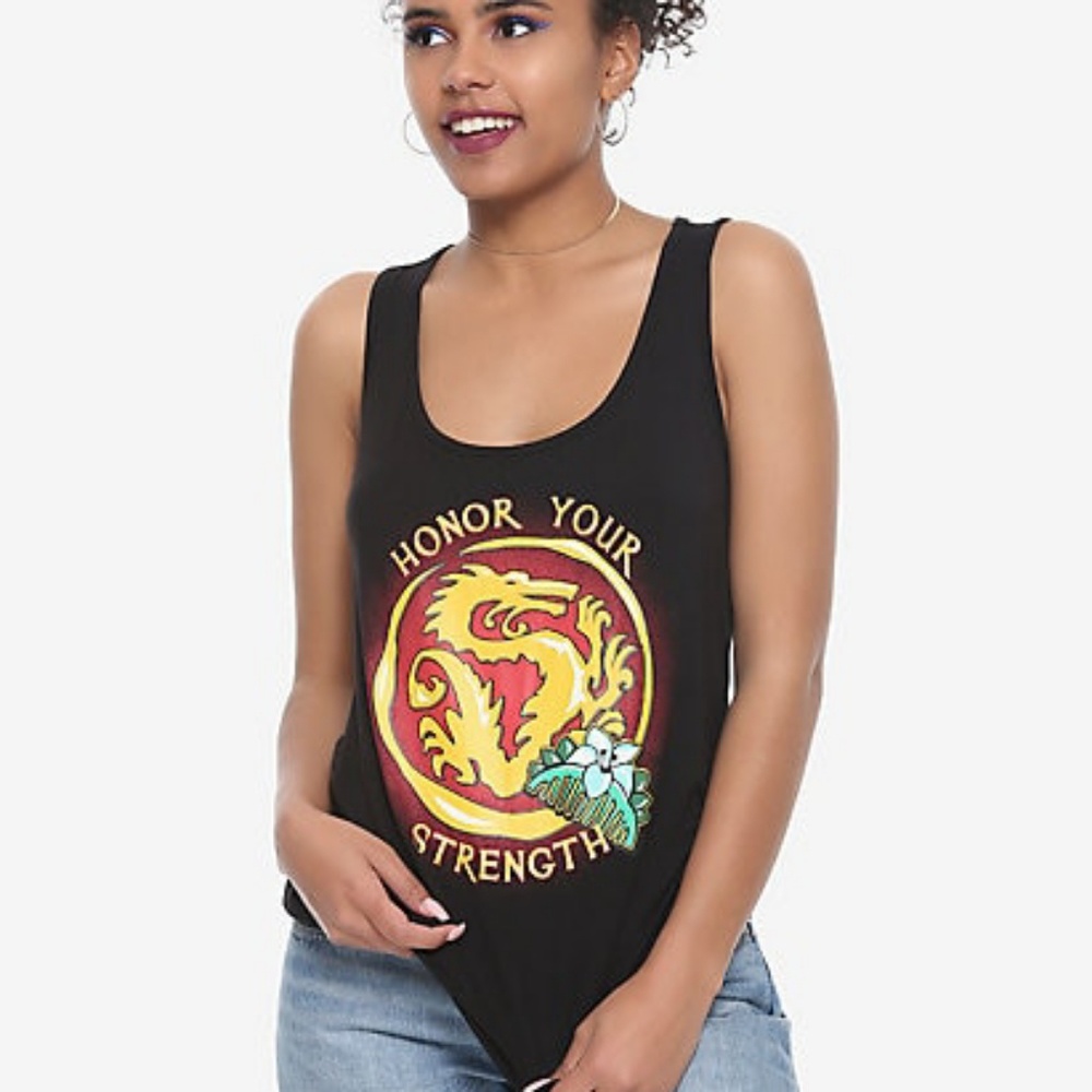 NWT Hot Topic Disney Girls Mulan Tank Top